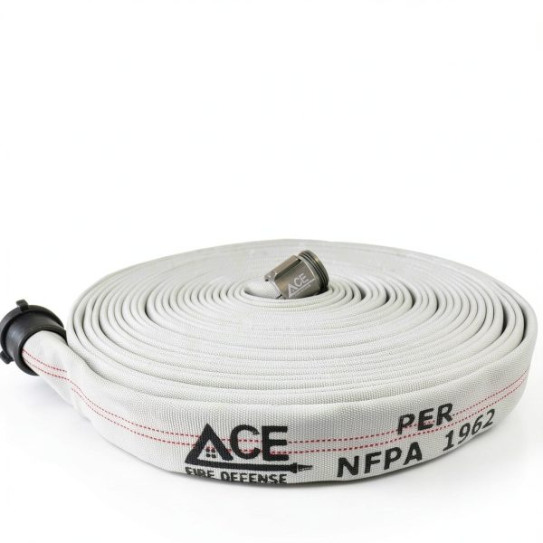 Ace BMF XL.02 Heavy-Duty Nitrile Lined Attack Fire Hose 75ft 1.5in-6