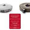 Ace BMF XL.02 Heavy-Duty Nitrile Lined Attack Fire Hose 75ft 1.5in-2