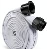Fire Hose ZYfire 2-1/2" ID x 50 FT Jacket EPDM with Aluminum Couplings-2