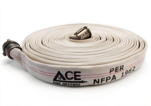 Ace BMF XL.02 Heavy-Duty Nitrile Lined Attack Fire Hose 75ft 1.5in-1
