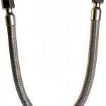 3/8" Compressor Jumper Hose by YaBeHo – 20in Stainless Steel Flexible-0