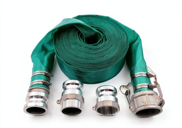 SAFBY Pump Water hose Discharge With Aluminum Camlock A C E F Fittings, Heavy Duty Three layer Backwash Drain Hose for pool, Backwash Hose, Lawn,Garden (1.5 in, 100 feet)-0