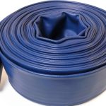 2" x 50' Heavy Duty 6 Bar Blue Lay Flat Discharge and Backwash Hose-0