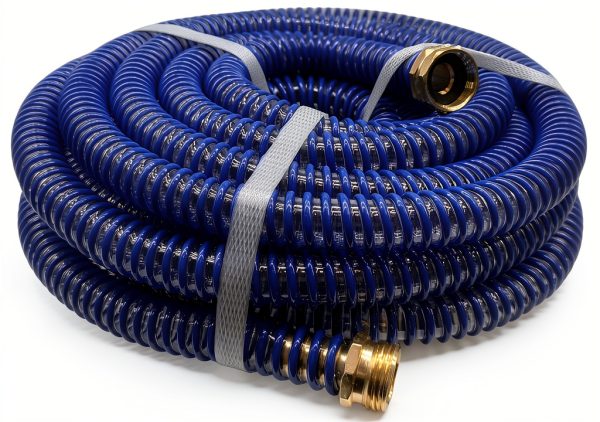 Industrial HVLP Flexible Whip Hose 25ft PU with Aluminum Fittings-0
