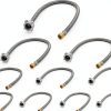 10-Pack HeSun 16-Inch Toilet Hose, 3/8" Comp x 7/8" Ballcock, Stainless Steel Toilet Connector Supply Line(HOSE051-10)-0