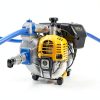 2" ID x 25 ft PVC Lay Flat Discharge Hose with Aluminum Camlock C and-6