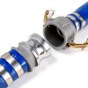 2" ID x 25 ft PVC Lay Flat Discharge Hose with Aluminum Camlock C and-5