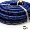 Industrial HVLP Flexible Whip Hose 25ft PU with Aluminum Fittings-1