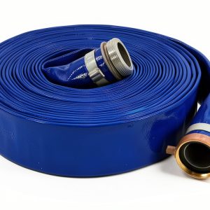 1147-2000-50 PVC Discharge Hose Assembly Blue 2" Male Female NPSM-0